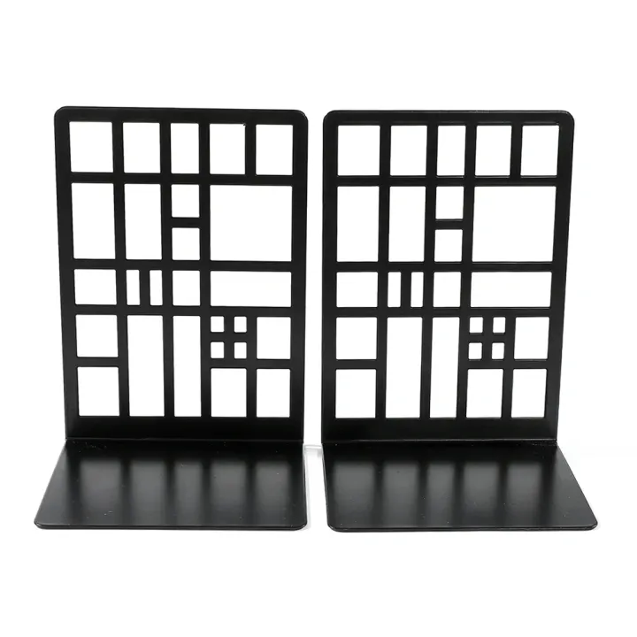 2pcs Bookcase Railing Book End Bookcase End Heavy Duty Book End Storage ...