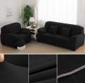 Solid Color Elastic Sofa Covers for Living Room Thicken Sectional Corner Slipcovers Couch Cover. 