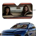 T-Twilight Movie Car Sunshade Curtains Heat-insulating Aluminum FilmReusable Suction Cup Blocks UV Rays Car Sun Visor Protector.