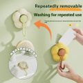Suction cup flower hook Vacuum strength traceless punch free sticky hook Home bathroom kitchen door behind toilet. 
