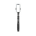Dcmonster 360 degree rotating selfie stick wireless Bluetooth connection convenient removable remote compatible with all phones built-in tripod with 1/4 head for GoPro camera. 