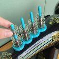 2pcs Magnetic Sewing Machine Bobbin Holder Spool Storage Rack with Strong Magnetic Base for Organized Accessibility, Sewing.