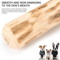 Natural Coffee Wood Dog Chew Toys Long Lasting Chewable Stick Dogs Supplies Stress Relief Chew Stick Pet Molar Toy for Dog Puppy. 