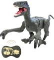 Remote Control Dinosaurs for Boys Age 4-7 8-12, Dionsaur Blue from Dinosaur World - Multifunction RC Robot Dinosaur Toys w/ 3D Eye ED Light, Roaring & Shaking Head, Tail Wagging. 