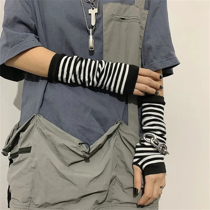 A%20pair%20Long%20Fingerless%20Gloves%20Cuff%20For%20Glove%20Elbow%20Mittens%20Cool%20Stretch%20Winter%20Arm%20Warmer%20Mitten%20-%20Image%202
