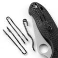 Stainless Steel Wire Back Clip for Spyderco Knife Custom Folding Pocket Knife Back Clip Tool DIY Accessories-1piece. 
