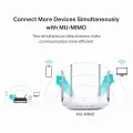TP-Link Archer C50 Black AC1200 Wi-Fi Dual Band Router, 4 x 10/100 Mbps Fast Ethernet Ports, Supports MU-MIMO, Beamforming, Guest WiFi, Access Point Mode, IPv6 and Parental Controls.