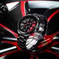 New Edition Unisex Sports Watch GTR Luxury Car Wheel Tyre Rim Hub Woch For Men Women Quartz Analog Stainless Steel Party Sportwear Watches Boys Gents Girls Ladies - Black Red Blue Yellow Orange Green. 