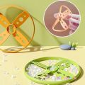 Duck Saucer Step-on Launcher Flying Disc Toy Outdoor Garden Yard Sport Shooting and Catching Learning Toy Summer Outdoor Game. 
