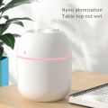 Air Humidifier Mini Diffuser for Air Freshener / Aromatherapy - USB Desktop Fogger - Mist Maker Sprayer Portable Humidifier for Room / Car / Offices with LED light. 