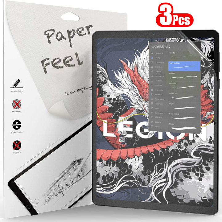 3Pcs Paper Feel Like Screen Protector for Lenovo Legion Y700 2025 8.8 inch 3rd 2rd Generation 2023 No Glass