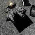 150KG Luxury Plus Size Sets for Women Men Autumn Casual 2 Piece Sets Women Outfit with Sparkling Rhinestones Large Size Sets.