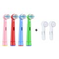 Kids Replacement Brush Heads Compatible with Braun Oral B Kids Electric Toothbrush, Ultra Soft Bristles for Sensitive.