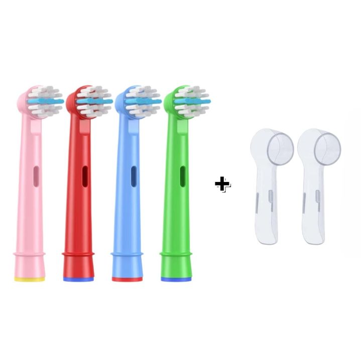 Kids Replacement Brush Heads Compatible with Braun Oral B Kids Electric Toothbrush, Ultra Soft Bristles for Sensitive