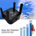 PIXLINK AC24 WiFi Extender 1200Mbps 2.4&5Ghz Dual Band Wireless Long Range Extender Quick Setup For Home Signal Booster. 