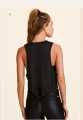 Spring Summer Womens sleeveless Sexy solid colour Mesh Top Blouses fish net Punk Club T-shirt Tees Beach Tops. 