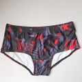 Men Swimwear Brazilian Traditional Cut Swimsuits Swim Bikini Surf Boxer Briefs Board Shorts Trunks Black and Red Sunga.