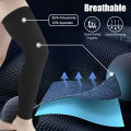 1 PCS Full Leg Compression Sleeve, Support for Knee, Thigh, Calf, Arthritis, Running & Basketball, Single Leg Pads for Men Women. 
