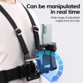 First-Person-View Camera/Mobile Phone Holder With Chest Strap 360 Rotate Climbing Cycling Phone Stand Bike Motorcycle GPS Live. 