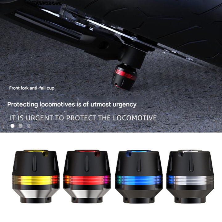 Universal Motorcycle Crash Bars Guard Front Frame Slider with Reinforced Anti-Impact Design for Enhanced Drop Scratch Protection