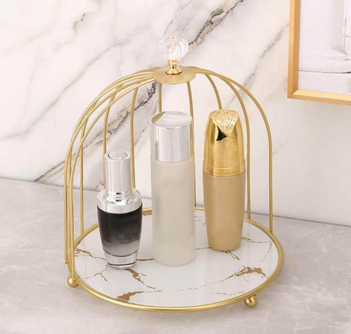 Cosmetic Storage Rack bird cage Serving Bird cage Cake Stand serving tray