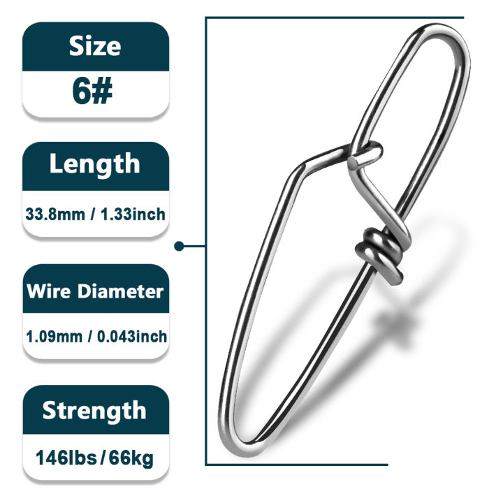 9KM%2050Pcs%20Fishing%20Snap%20Clip%20for%20Quick%20Fishing%20Lure%20Connector,%20Stainless%20Steel%20Fishing%20Interlock%20Snap%20-%20Image%207