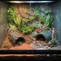 Simulation Reptile Hideout Hollow Escape Cave Lizard Hideaway Shelter PVC Bark Texture Turtle Tank Ornaments Pet Breeding. 