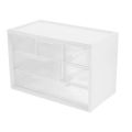 Dustproof Clear Plastic Desktop Mini Storage Box with Drawer – Transparent Organizer for Hair Clips, Jewelry, Keys Small Tools. 