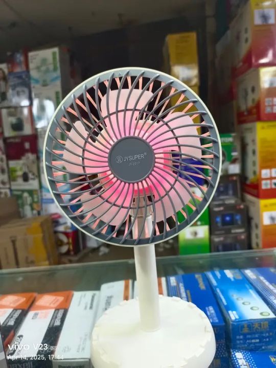 JY SUPER JY- 2217 rechargeable professional mini Fan