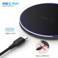 100W Wireless Charger Pad Stand for iPhone 15 14 13 12 11 X XR Samsung S22 S21 Xiaomi Phone Chargers Fast Charging Dock Station.