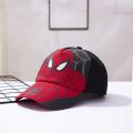 New Children's Hat Marvel Anime Duck Tongue Hat Spider Man KT Cat Baseball Hat Outdoor Cartoon Sunshade Hat. 