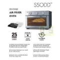 SSODD 25L AIR FRYER OVEN 2 in 1 grilled roasted all in one. 