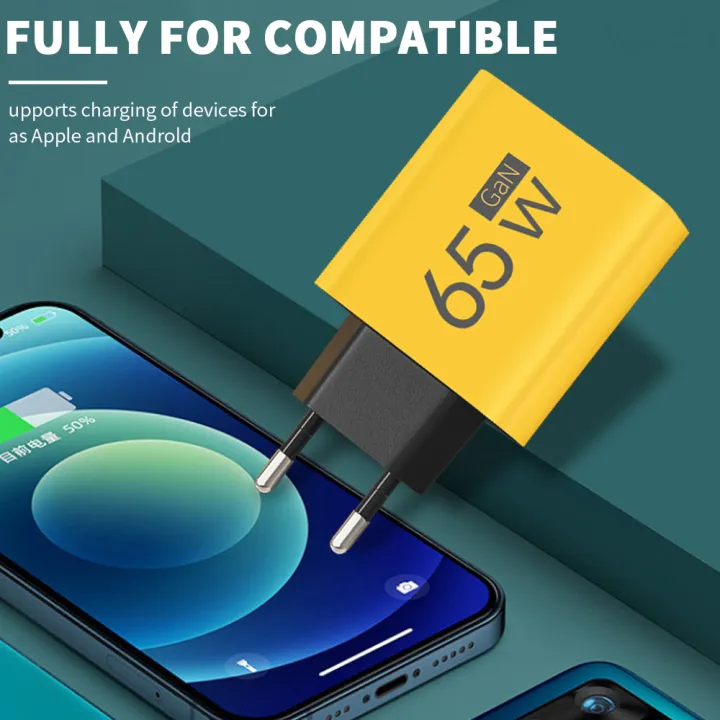 65W%20GaN%20USB%20Charger%20Type%20C%20PD%203%20Ports%20Fast%20Charging%20Cellphone%20Adapter%20Quick%20Charge%203.0%20For%20iPhone%2016%2015%20Xiaomi%2015%20Samsung%20Huawei%20-%20Image%204