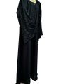 PREMIUM QUALITY ABAYA KOREAN NIDA STUFF MUSLIM WEAR(54 length ). 