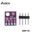 Aokin BME280 3.3V BMP280 5V Digital Barometric Altitude Sensor I2C/SPI High Accuracy and Humidity Temperature Module. 