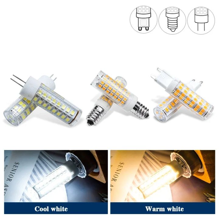 10pcs/lot%20E14%20G9%20G4%20LED%20Lamp%20AC%20220V%203W%205W%209W%20Ceramic%20360%20Beam%20Angle%20Led%20Bulb%20Warm/Cold%20White%20Spotlight%20Replace%20Halogen%20Light%20-%20Image%204