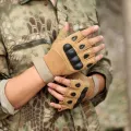Half Finger Men's Gloves Outdoor Military Tactical Gloves Sports Shooting Hunting Airsoft Motorcycle Cycling Gloves. 