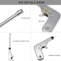 Gun Shape Electronic Spark Lights Gas Igniter Electric Gas Lighter Fire Starter Spark Ignitor for Kitchen Gas Fireplace Stove BBQ Stoves (Stainless Steel Electronic Gas Lighter for LPG Stoves. 