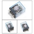 2 Pcs AC 220V Coil 10A 240V 8 PIN Power Relay DPDT Changeover Relay For 10 Ampere Load Duble Line ( Control AC 2250 WATTS or DC 10 Amp ) Original High Quality Plastic Body. 