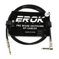 EROK 1.5M/3M/6M/10M Premium Guitar Cable 1/4 Inch Instrument Cable-Super Durable Guitar Chord- AMP Cord for Bass. 
