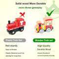 Montessori Magnetic Wooden Train Toys Early Educational Cognition Animal Toy Sorting Learning Teaching Car Cartoon Set For Kids. 