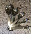 Cuisipro®Stainless steel measuring spoon set silver stainless steel measuring spoon set 5 PCs 1/8, 1/4, 1tsp and 1tbsp. 