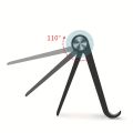 Adjustable Portable Foldable Desktop Tablet & Phone Stand with Secure Clamps - Hands-Free Viewing Compact Design for Home. 