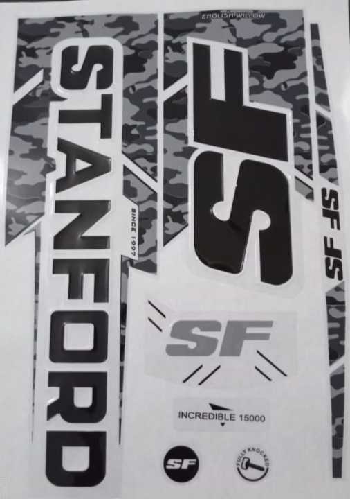 2024 Edition SF 3D Embossed Cricket Bat Stickers | New Version 2024 SF 3D Embossed Cricket Bat Sticker | Players Edition 3D Bat Stickers Hattrick Sports Bat sticker 2024