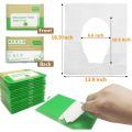 50/30/10PCS Disposable Toilet Seat Cover Portable Travel Camping Hotel Bathroom Degradable Waterproof Toilet Mat Accessories.