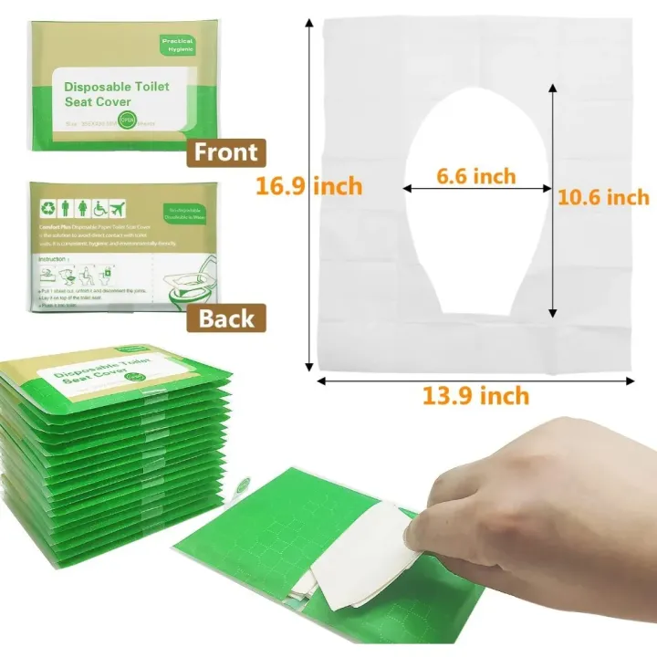 50/30/10PCS%20Disposable%20Toilet%20Seat%20Cover%20Portable%20Travel%20Camping%20Hotel%20Bathroom%20Degradable%20Waterproof%20Toilet%20Mat%20Accessories%20-%20Image%205