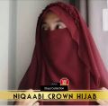 Fari crown Hijab with Naqab. 