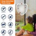 Magnetic Screen Door Fits Door Opening Actual Screen Hands Free Mesh Partition Curtain Keeps Bug Out Pet and Kid Friendly Screen.