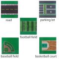 City Street View Road BasePlate Building Blocks 32*32 Dots Blocks DIY Toys Parking Lot Football Basketball Court Mini Bricks. 