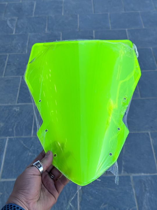 Motorcycle windshield Visor Neon